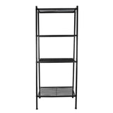 4 Tier Leaning Ladder Shelf Bookcase Bookshelf Storage Shelves Unit Organizer