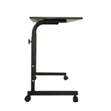 Portable Office Laptop Desk Rolling Adjustable Table Cart Computer Mobile Stand