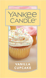 Yankee Candle Vanilla Cupcake Scented, Classic 22oz Large Jar Single Wick Candle, Over 110 Hours of Burn Time