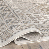 nuLOOM Becca Traditional Tiled Area Rug, 8x10, Beige